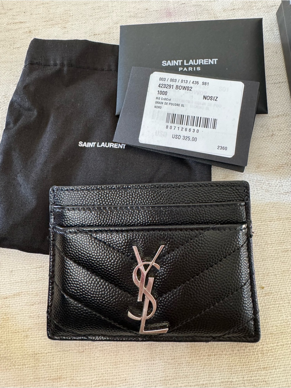 YSL Card Holder